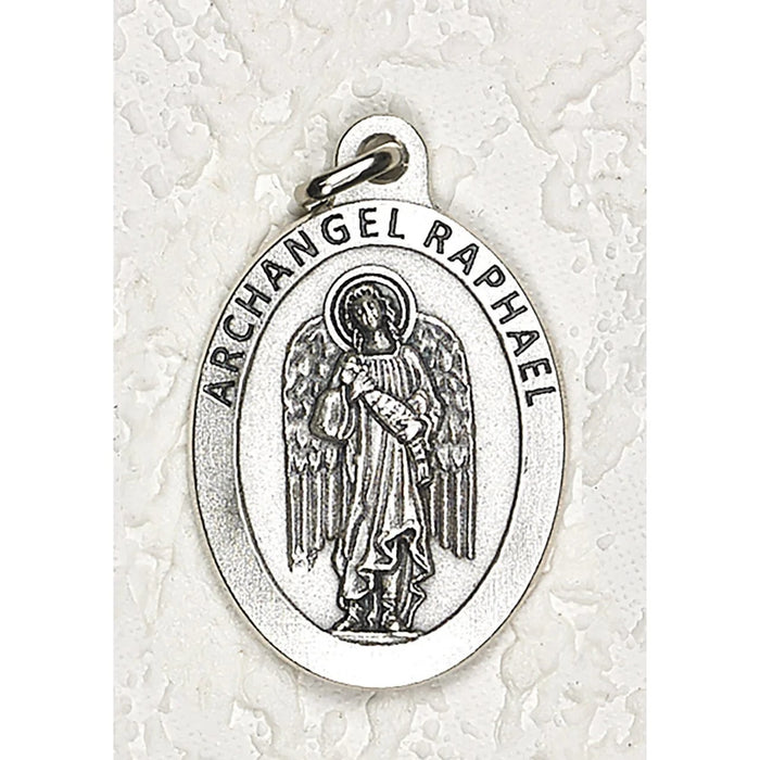 Archangel Raphael 1.5" Double Sided Medal