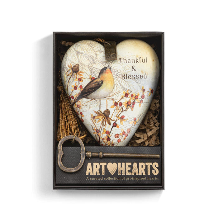 Thankful and Blessed Art Heart