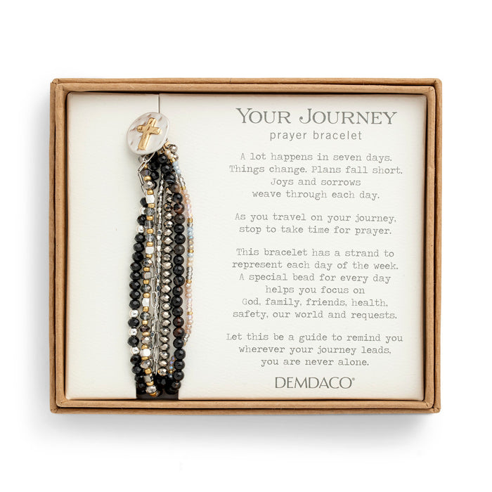 Prayer Bracelet Your Journey Black