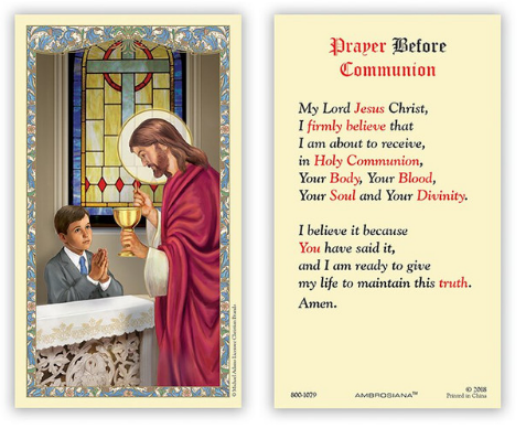 COMMUNION PRAYER - BOY