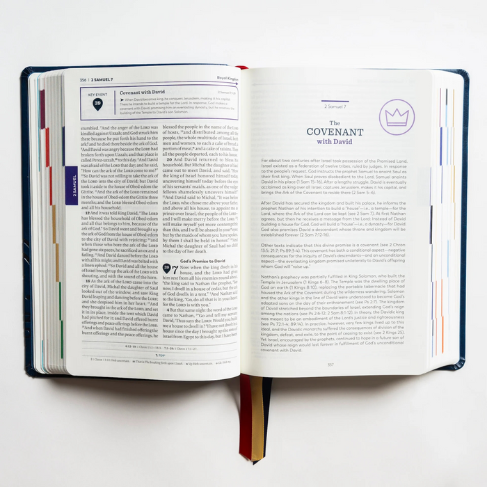 Great Adventure Catholic Bible in Navy Blue Imitation Leather