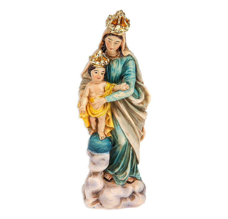 OUR LADY OF VICTORY - 4" HAND PAINTED - PATRON SAINT STATUE