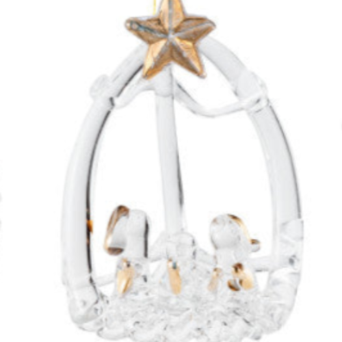 Nativity Glass Nativity Set of 6
