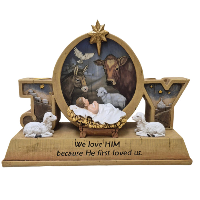 Advent Wreath "He First Loved Us"