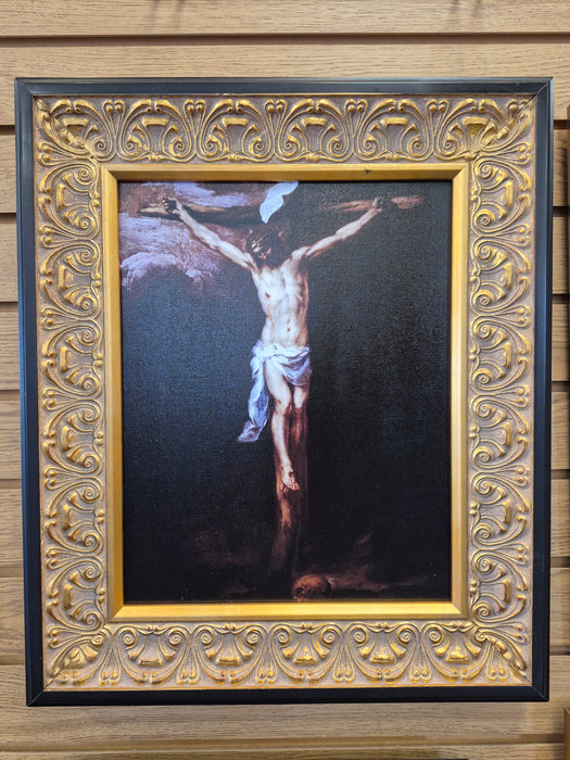 The Crucifixion by Bartolomeo Esteban Murillo Framed Canvas