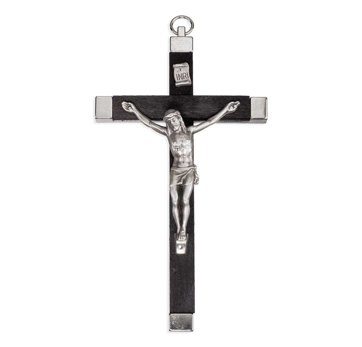 Crucifix 5.5" Black Wood
