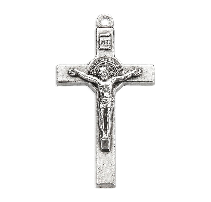 Saint Benedict Crucifix 1.5" Oxidized