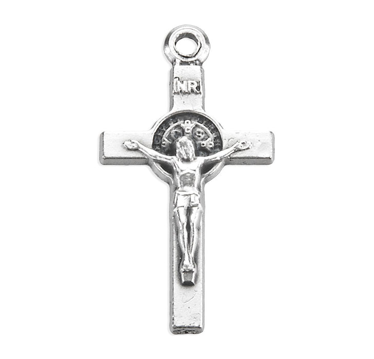 St. Benedict Crucifix 0.75" Oxidized