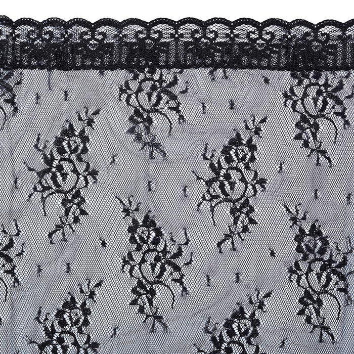 CHAPEL VEIL - BLACK LACE - INFINITY