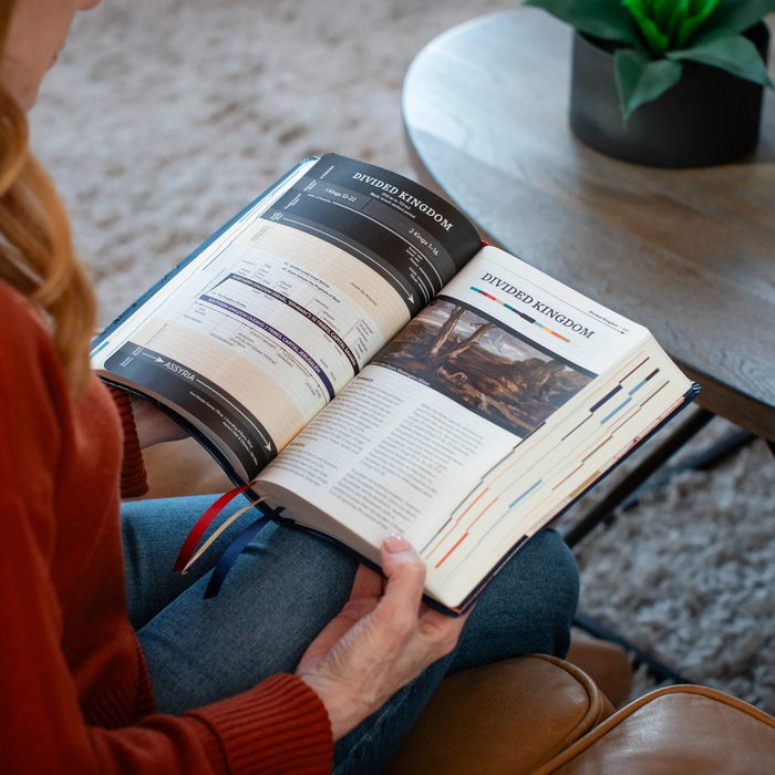 Great Adventure Catholic Bible in Navy Blue Imitation Leather
