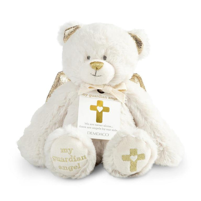 Plush Guardian Angel Bear