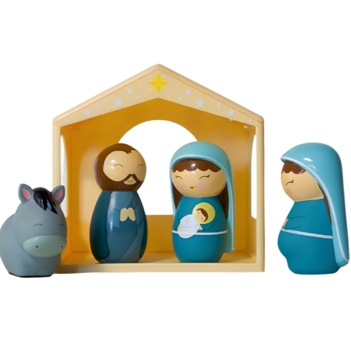 Children's Nativity The Holy Family Playset