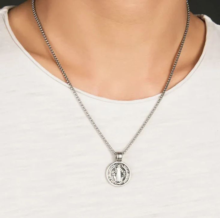 Men's Blessings Necklace 22" Chain