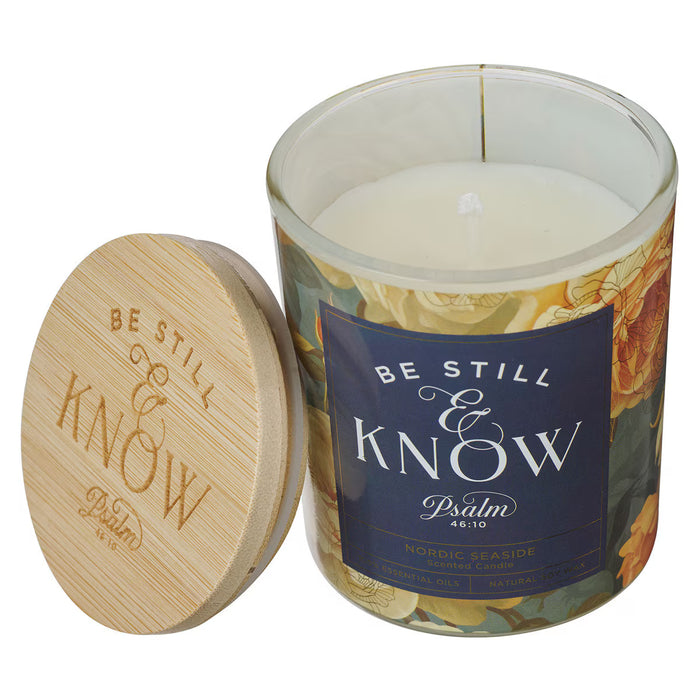 Scented Candle "Be Still and Know" Nordic Seaside