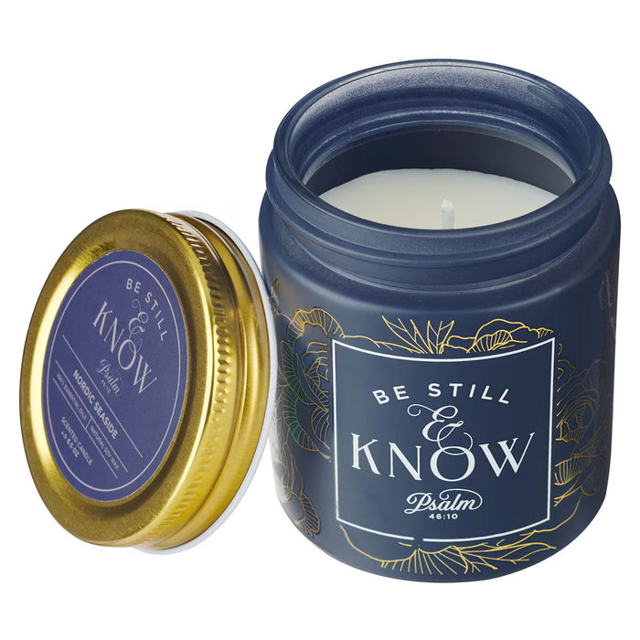 Scented Candle "Be Still and Know" Nordic Seaside