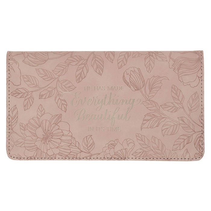 Checkbook "Everything Beautiful" Blush Floral