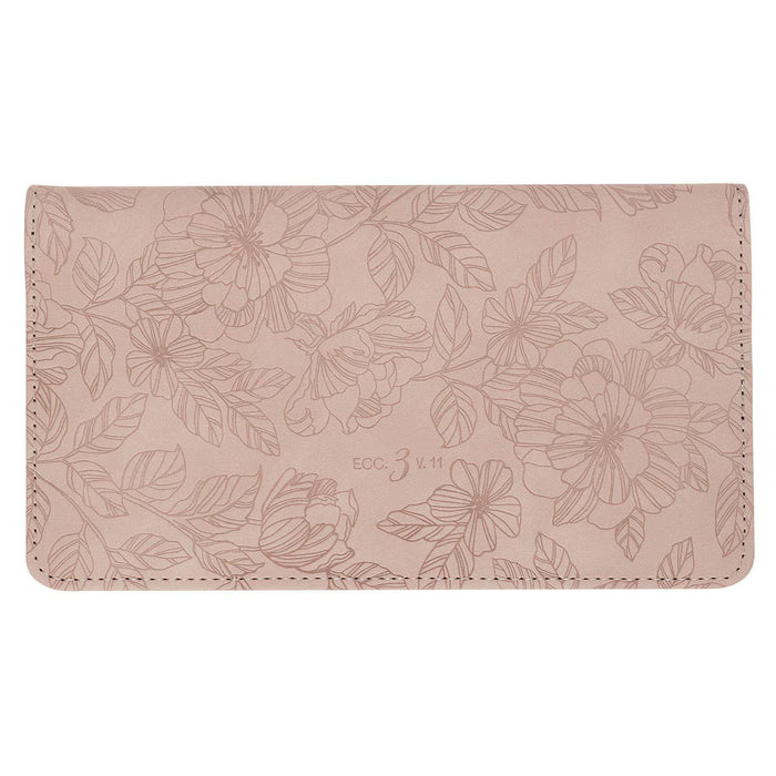 Checkbook "Everything Beautiful" Blush Floral