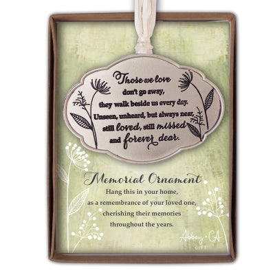 MEMORIAL ORNAMENT THOSE WE LOVE