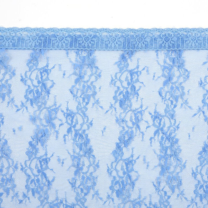 Light Blue Infinity Chapel Veil