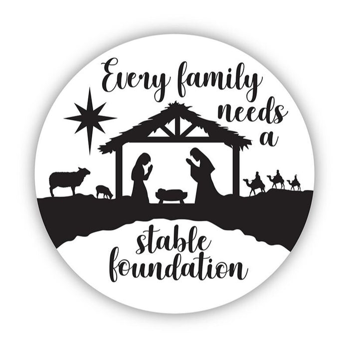 Auto Magnet Stable Foundation Christmas