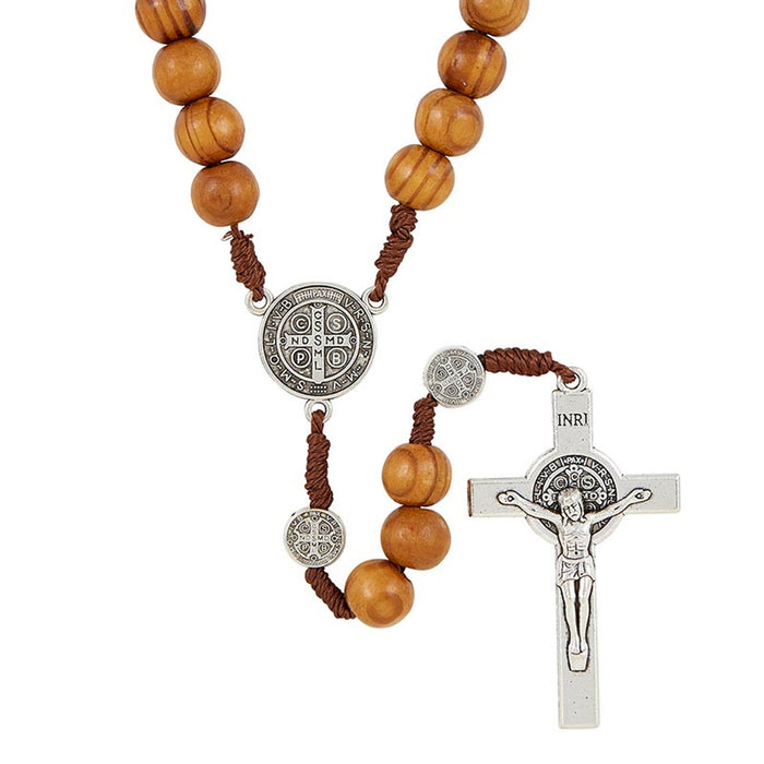 Rosary Brown Saint Benedict Paracord