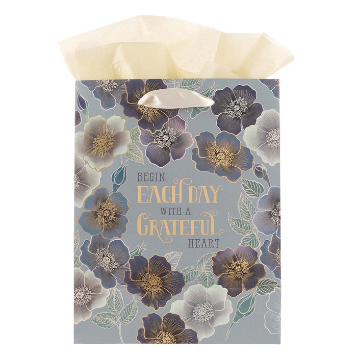 Gift Bag (M) Begin Each Day With A Grateful Heart