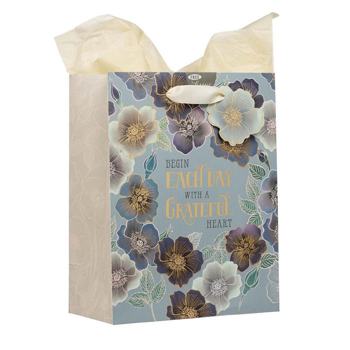 Gift Bag (M) Begin Each Day With A Grateful Heart