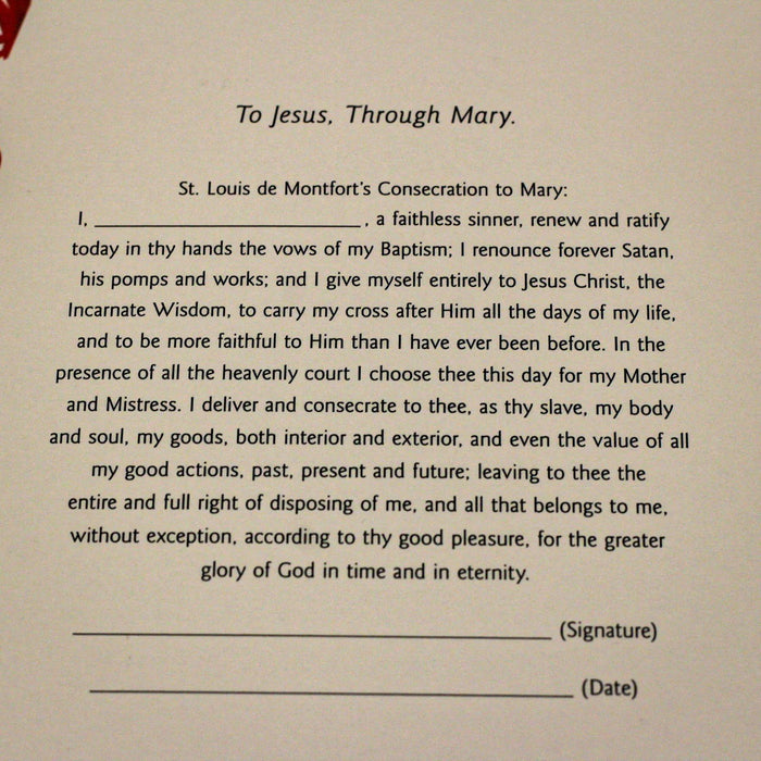 Writing Journal Consecration To Jesus, Through Mary