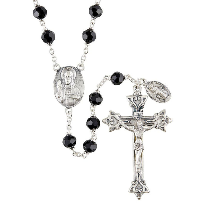 Loc-Link Vienna 7mm Rosary in Jet