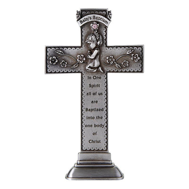 Baby Girl Standing Cross