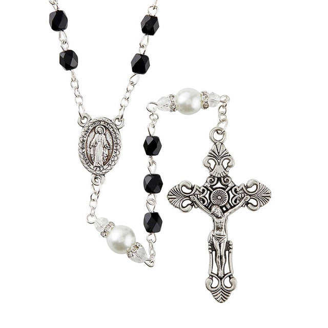 Jet Rosary Gift of New Life Collection