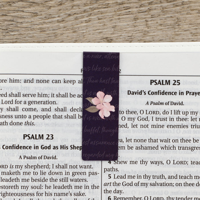 Magnetic Bookmark Set It Is Well Blue Floral