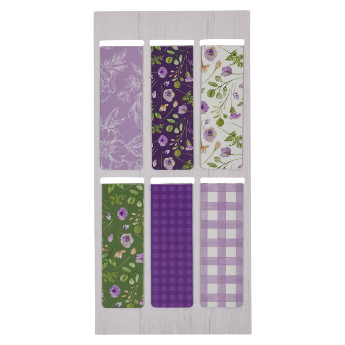 Magnetic Bookmark Set New Mercies Purple and Green