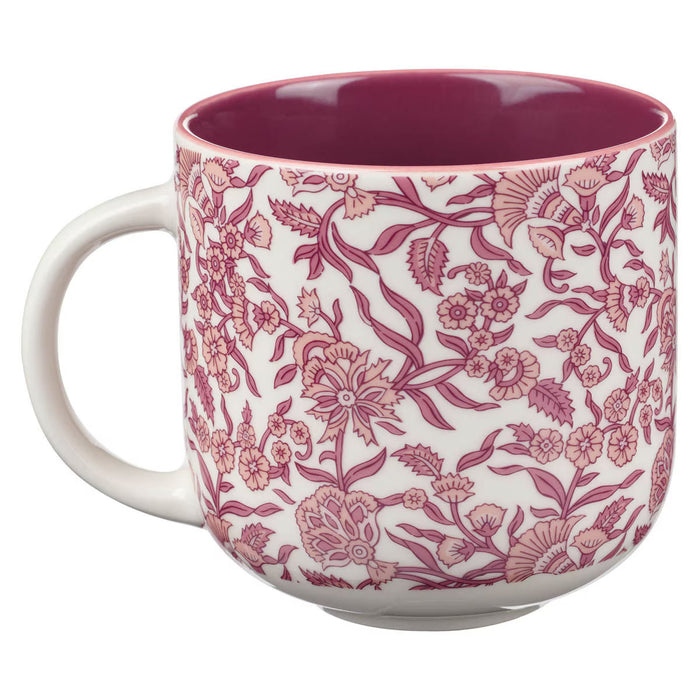 Coffee Mug Be Still Pink Spring Floral