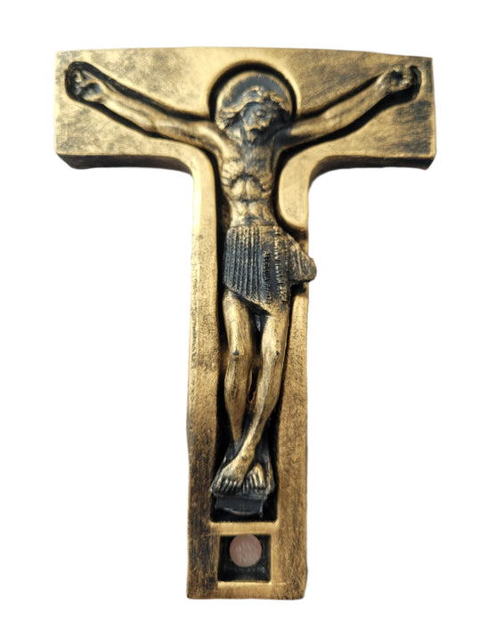 Crucifix From Medjugorje Magnetic Standing Risen Jesus