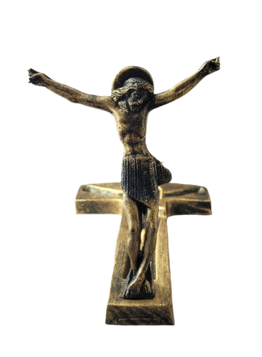 Crucifix From Medjugorje Magnetic Standing Risen Jesus
