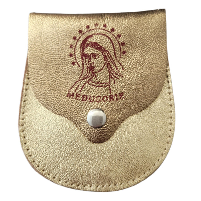 Leather Rosary Case From Medjugorje Multiple Colors