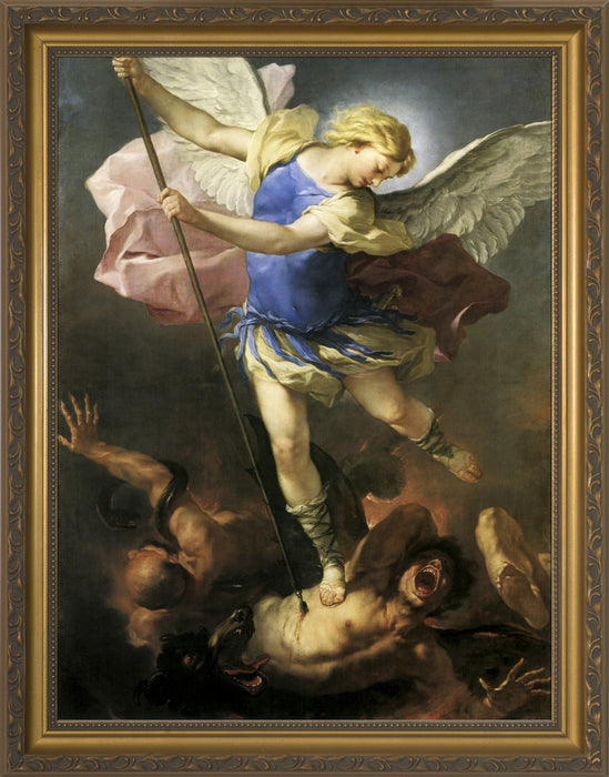 St Michael by Giordano Framed Art 8" x 10"
