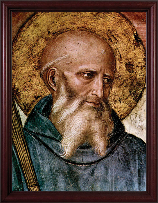 St Benedict Framed Art 8" x 10"