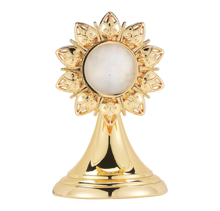 Reliquary Gold Plated with Filigree Border