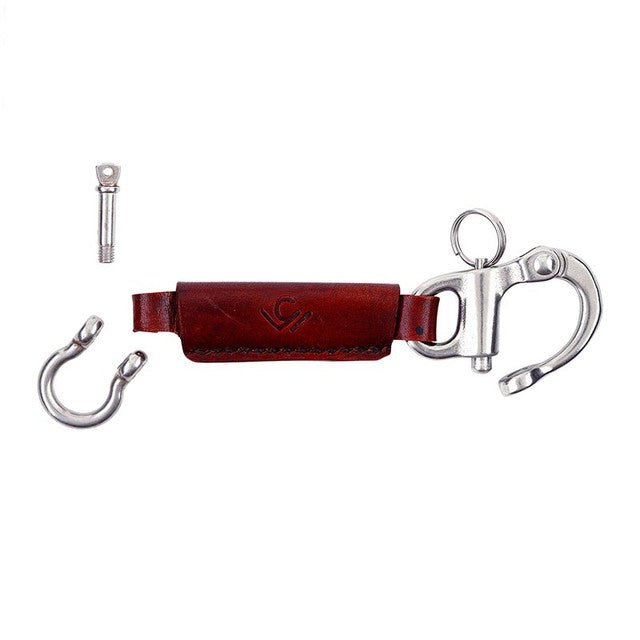 Leather Keychain Clip