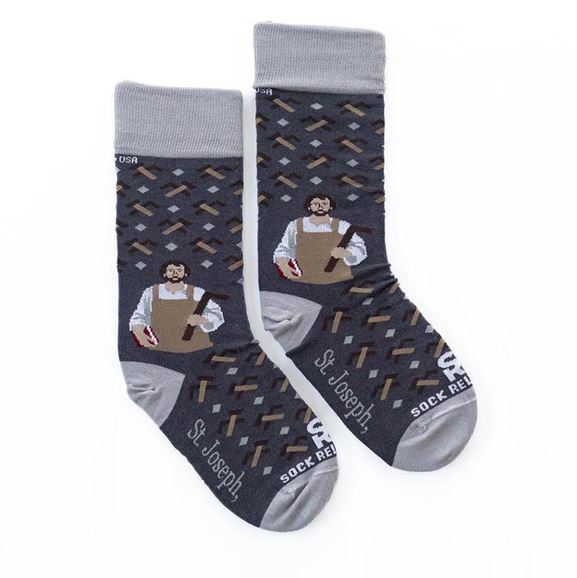 St Joseph the Worker Adult Socks