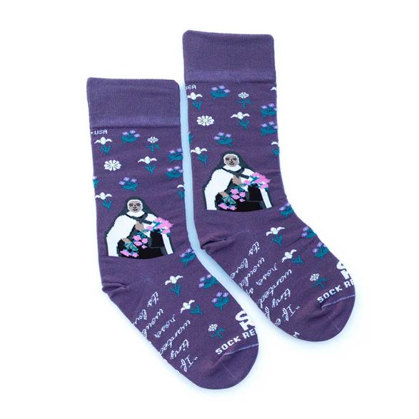 St Therese Wildflowers Adult Socks