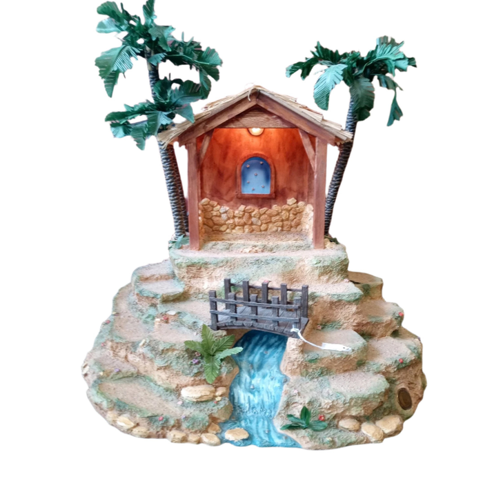 Rock Mounted Nativity Background/Display