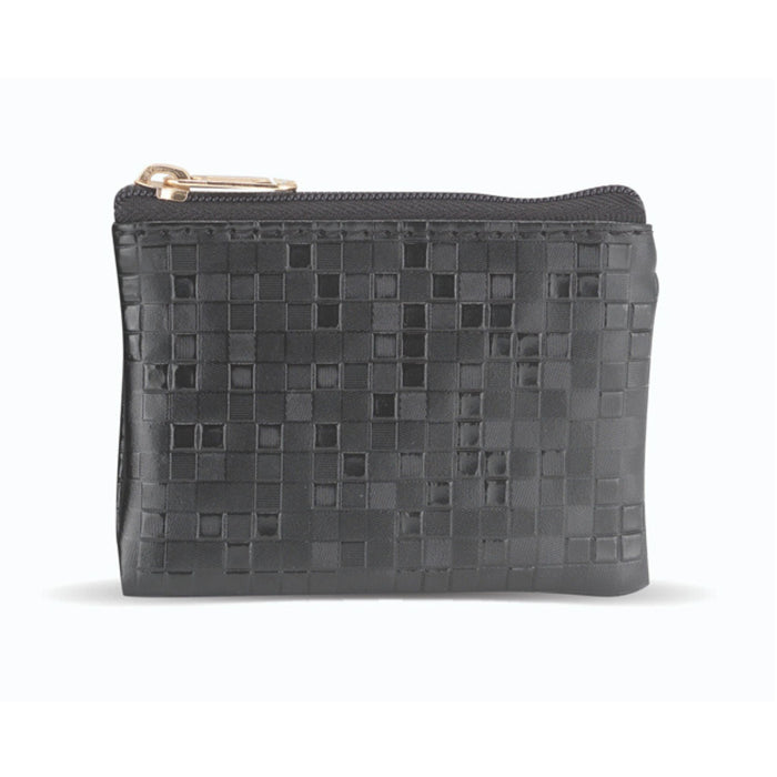 ROSARY CASE - BLACK MOSAIC PATTERN