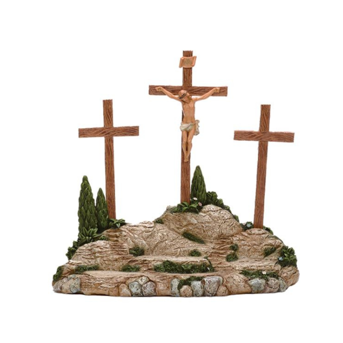 Crucifixion Light-Up Scene with Christ Fontanini