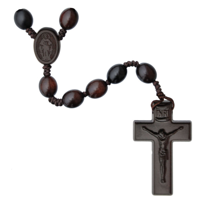 ROSARY - 12mm JUJUBE WOOD OVALS