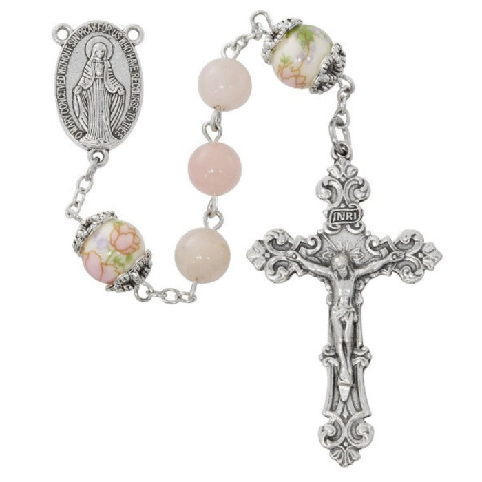 Rosary 8mm Rose Quartz Beads