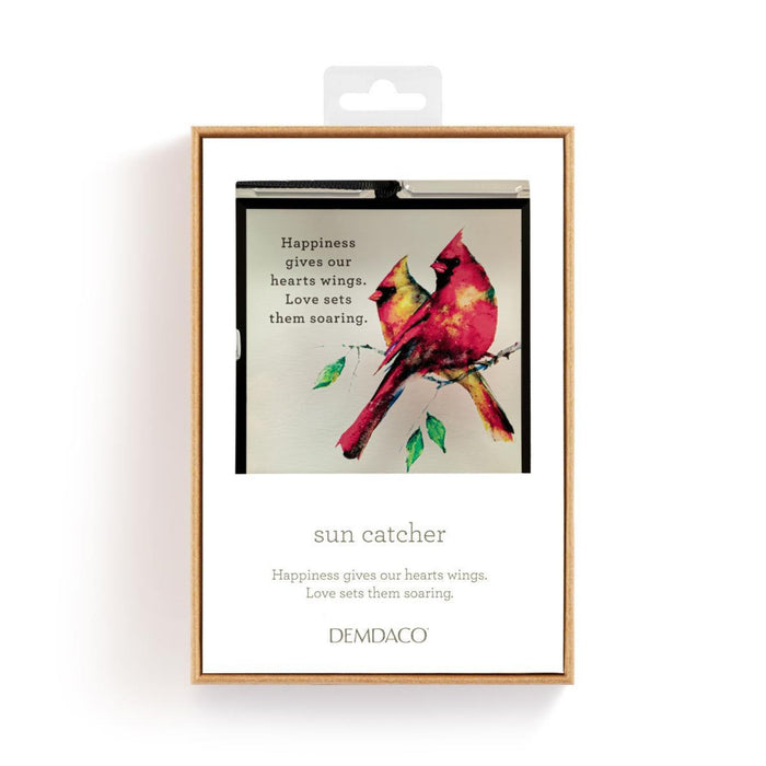 Cardinal Pair Suncatcher
