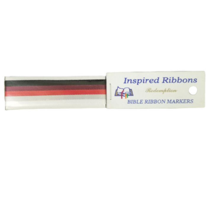 BIBLE RIBBONS - REDEMPTION - BLACK